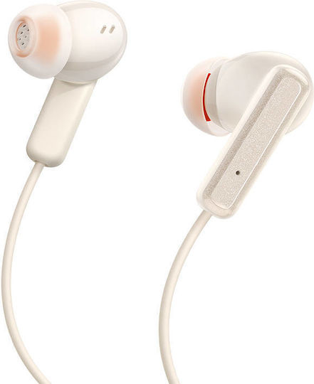 Baseus Bowie U2 Pro In ear Bluetooth хендсфри Слушалки Creamy White