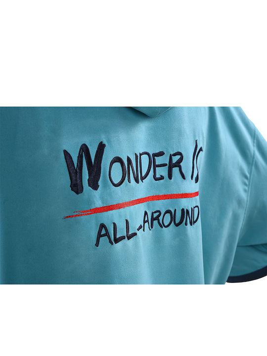 Aqua Marina Microfiber Beach Poncho Blue