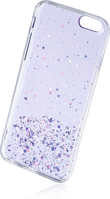 Naxius Glitter Coperta din spate Silicon Violet (iPhone 6/6s)