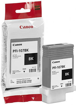 Canon PFI-107 Original InkJet Printer Ink Black (6705B001)