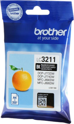 Brother LC-3211 Original InkJet Druckerpatrone Schwarz (LC-3211BK)