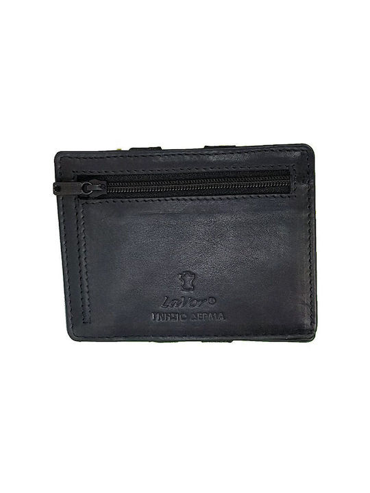 Lavor Men's Leather Card Wallet Black