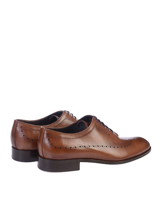 Δερμάτινα Ανδρικά Oxfords Camel
