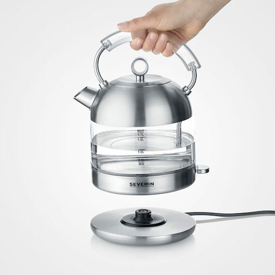 Severin Βραστήρας 1.7lt 2400W Ασημί
