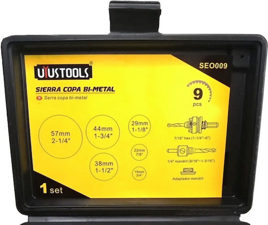 UYUS TOOLS Hole Saw Kit for Wood and Metal