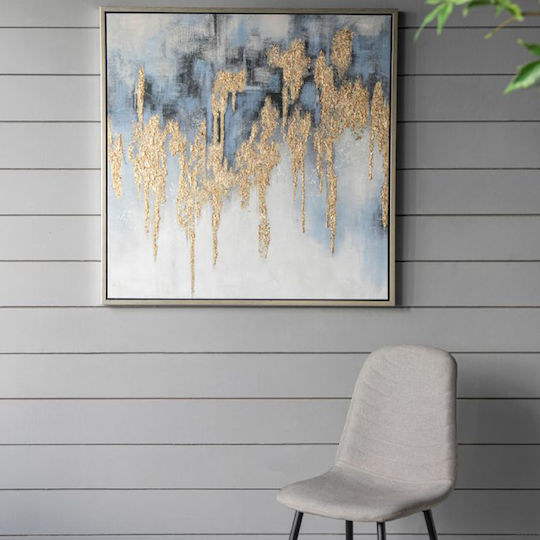 Artekko Golden Flakes Картина Маслена живопис Платнен 100x100см