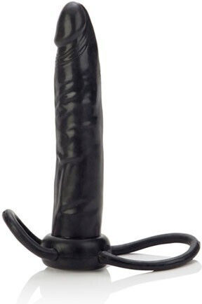 Calexotics Exotic Novelties Accommodator Dual Penetrator με Dildo 15cm σε Μαύρο Χρώμα