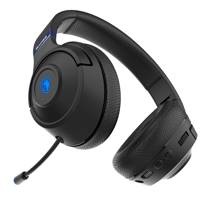 Sades Whisper Over Ear Gaming Headset με σύνδεση 3.5mm / Bluetooth