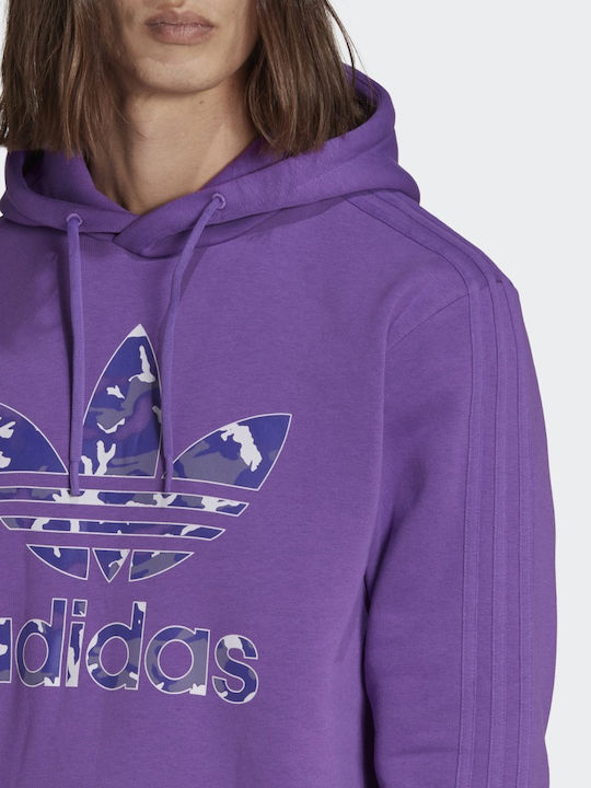 Graphics Camo Infill Hanorac Cu Glugă Violet Activ