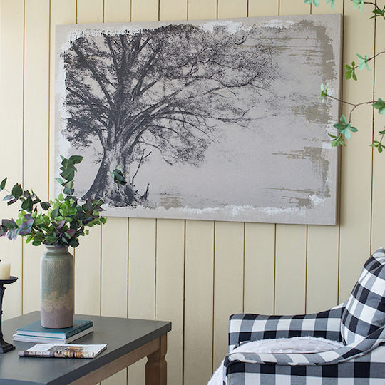 Artekko Painting on Canvas Black and white 150x100cm
