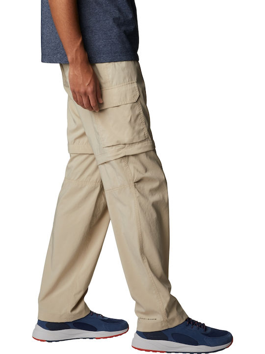 Columbia Silver Ridge Utility Convertible Lang Hose Wandern Beige