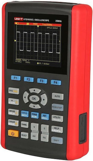 Uni-T UTD1025CL Heat Rate Monitor Hand Tool 25MHz with 1 Channel and 3.5" Screen