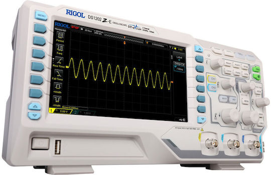 Rigol DS1202Z-E Heat Rate Monitor Counter 200MHz with 2 Channels and 7" Screen
