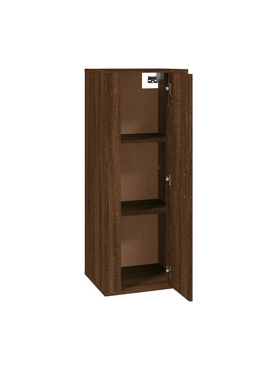 Ντουλάπι Τοίχου Καφέ Δρυς 40x34.5x100εκ.