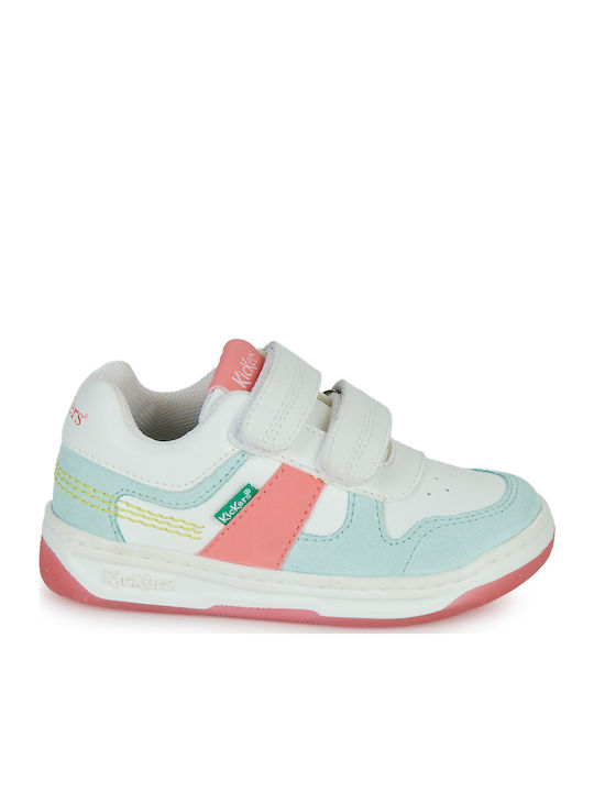 Παιδικά Sneakers με Σκρατς Λευκά