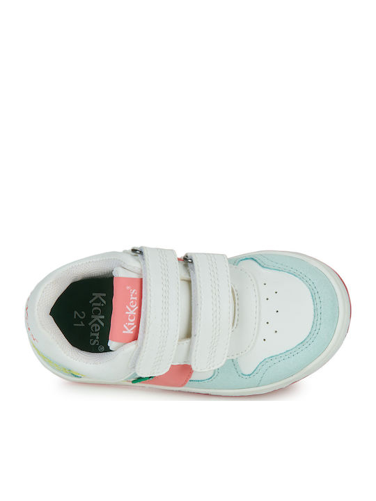 Παιδικά Sneakers με Σκρατς Λευκά