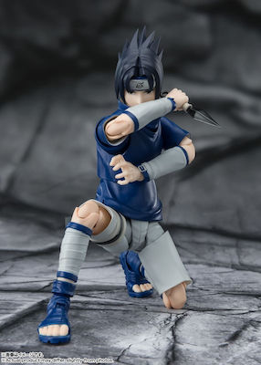 Bandai Spirits Naruto Shippuden: Sasuke Uchiha Ninja Prodigy SHF Action Figure height 13.5cm