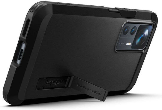 Spigen Tough Armor Back Cover Πλαστικό Μαύρο (Xiaomi 12T / 12T Pro)