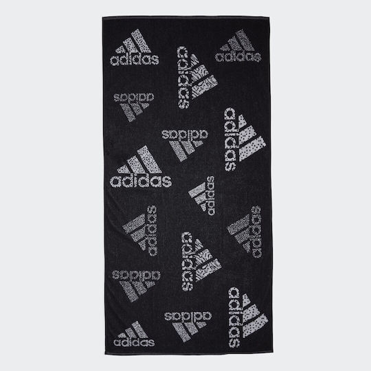 adidas Branded MH TWL Βαμβακερή Μαύρη 100x50εκ.