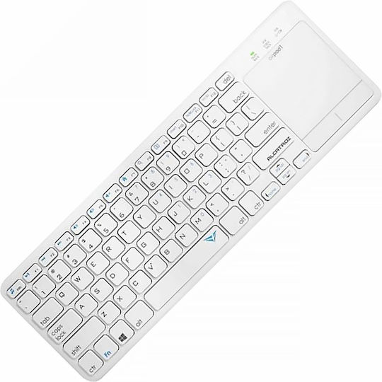 Alcatroz Airpad 1 Kabellos Tastatur mit Touchpad Englisch US Weiß