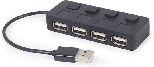 Gembird USB Hub 4 Ports USB 2.0 with USB-A Connection