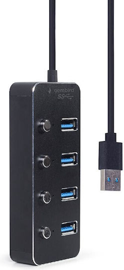 Gembird Hub 4 Porturi USB 3.1 Cu Conectare USB-A