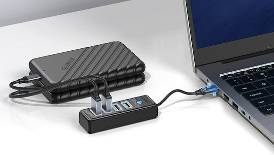 Orico Hub 4 Porturi USB 3.0 cu Conectare USB-C