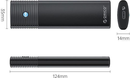 Orico Θήκη για Σκληρό Δίσκο M.2 PCI Express / SATA III NVME με σύνδεση Type-C