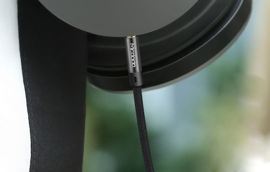 Mcdodo Audio Cable 3.5mm Male - 3.5mm Male Black 1.2m with Gold Plated Terminals CA-6640