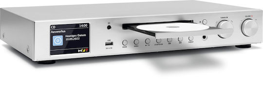 Technisat Digitradio 143 (V3) Hi-Fi CD Player Silver