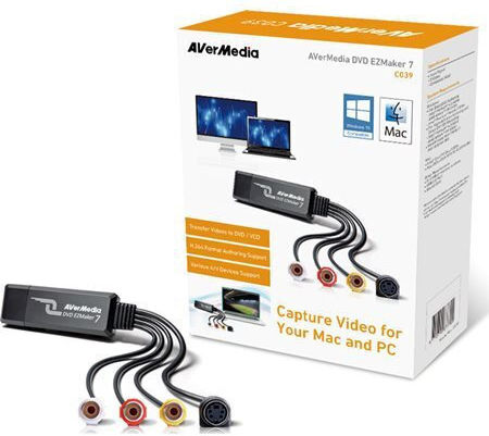 AVerMedia Dvd Ezmaker 7 Video Capture για Laptop / PC και σύνδεση USB-A