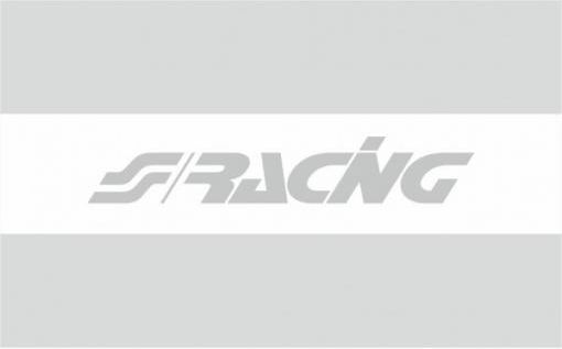 Simoni Racing Αυτοκόλλητη Ταινία Αυτοκινήτου 70 x 15cm για Παρμπρίζ Αυτοκινήτου σε Ασημί Χρώμα