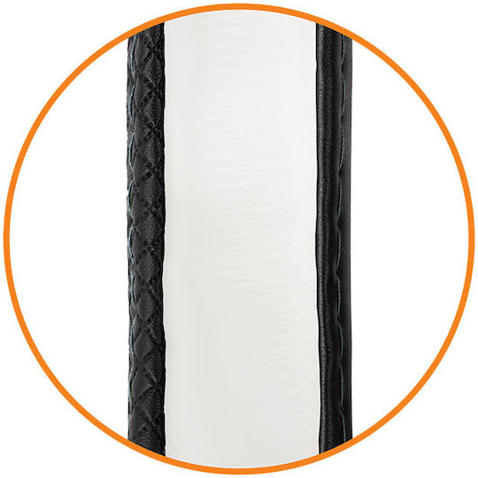Cartech Car Steering Wheel Cover CT1 with Diameter 38cm Synthetic Black