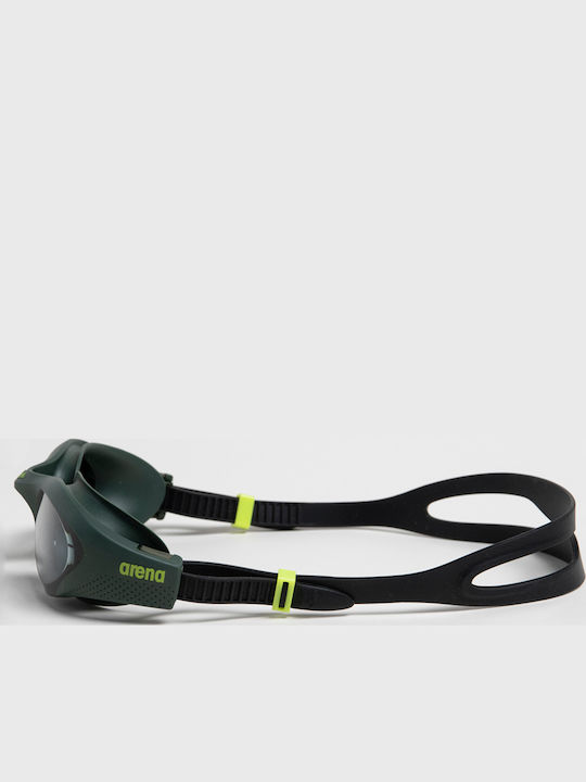 Arena The One Swimming Goggles For Adults With Anti-Glare Lenses Green