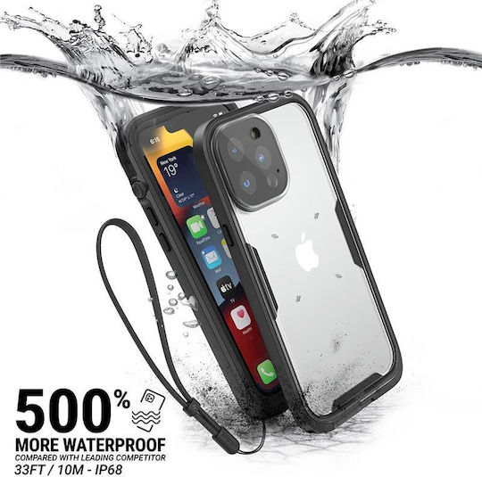Catalyst Total Protection 360 Full Cover Πλαστικό 2mm Αδιάβροχο Μαύρο (iPhone 14 Pro)