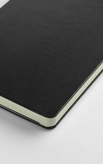 Moleskine QP062B20 Notizbuch 120 Blätter A5 mit leeren Seiten und Gummiband Blau