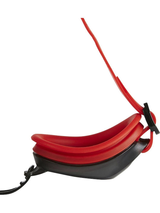 Speedo Swimming Goggles Adults with Anti-fog Lenses Red