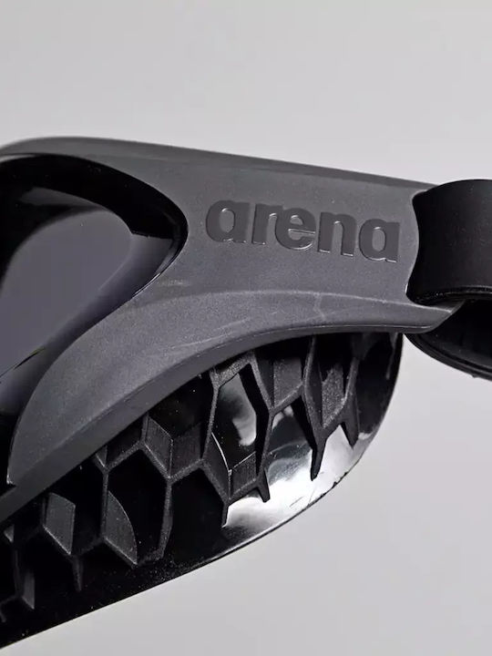 Arena Air Bold Swipe Swimming Goggles For Adults With Anti-Glare Lenses Black