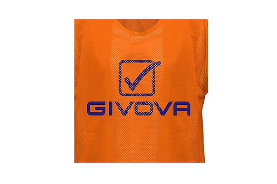 Givova Casacca Pro Adult Training Bib in Orange Color