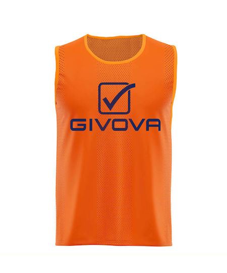 Givova Casacca Pro Adult Training Bib in Orange Color