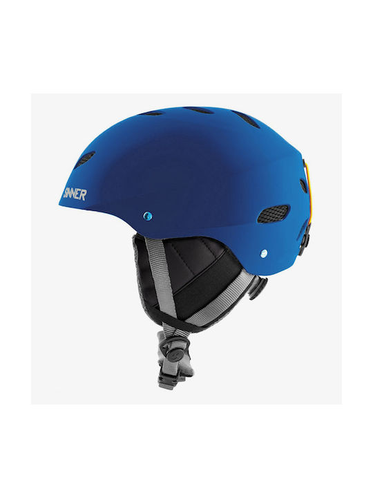 Sinner Bingham Ski & Snowboard Helm Matte Blue