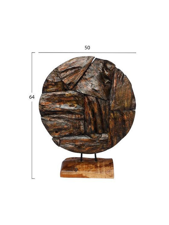 HomeMarkt Διακοσμητικό Χώρου από Ξύλο 50x15x64cm