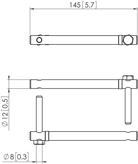 Vogel's PUA 9503 Pole Coupler for PUC 25 80kg Ανταλλακτικό Τηλεόρασης