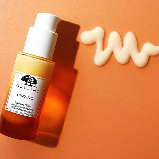 Origins GinZing Moisturizing Cream Serum For Face With Vitamin C & AHA For Brightening & Firming 30ml