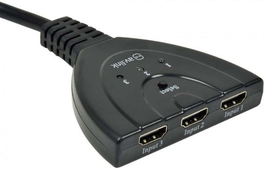 AvLink 3-Port HDMI Switch 128.831UK