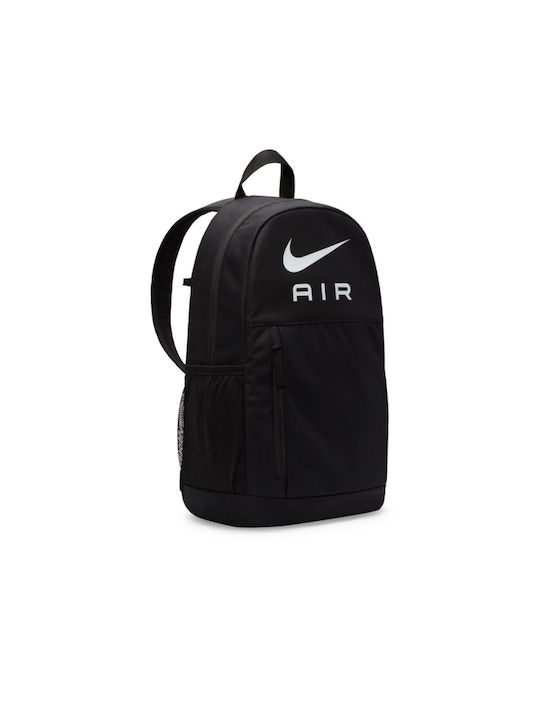 Nike Elemental School Bag Backpack Junior High-High School Black with Water Bottle Holder 20Liters