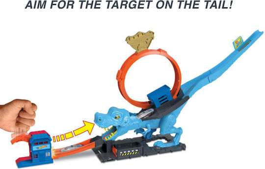 Hot Wheels City T-Rex Track Chomp Down 1:64 for Ages 4+