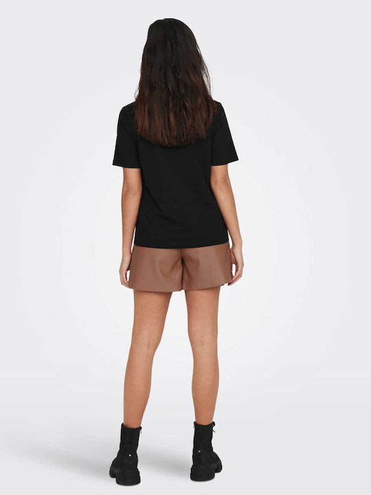 Only T-Shirt Μαύρο