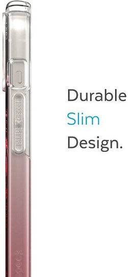 Speck Presidio Perfect Clear Ombre Back Cover Plastic / Silicone Clear/Vintage Rose Fade (iPhone 14 Pro Max)