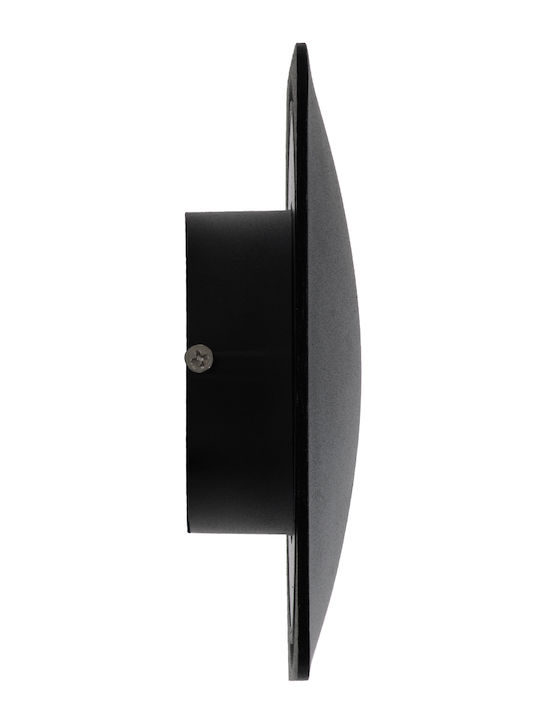 GloboStar Helio-S Επιτοίχια Εξωτερική Πλαφονιέρα LED IP65 7W με Φυσικό Λευκό Φως 16x5x16εκ.